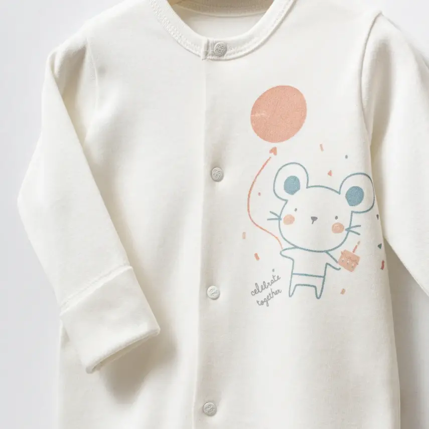 Moi Noi Bebek Tulum Takımı 3Lü Balon Unisex - 4