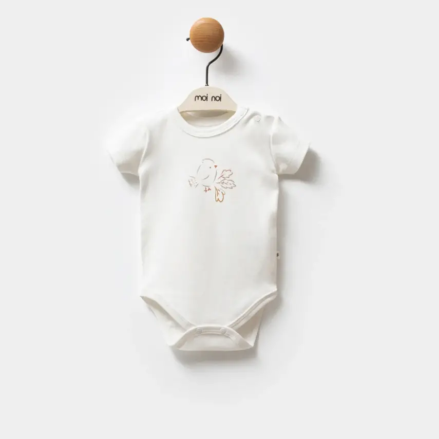 Moi Noi Bebek Tulum Takımı 3Lü Sonbahar Unisex - 8