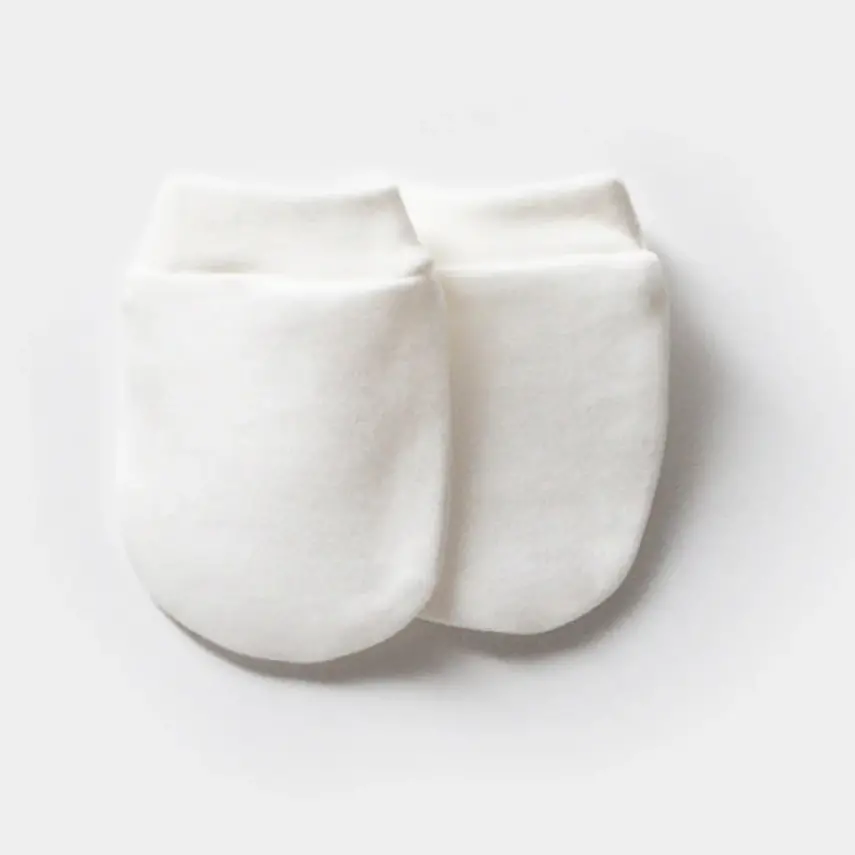 Moi Noi Bebek Yenidoğan Eldiven 2Li Haki Unisex - 3