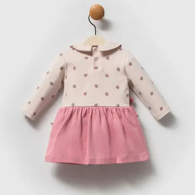 Moi Noi Elbise Bodyli Flowers Mürdüm - 6