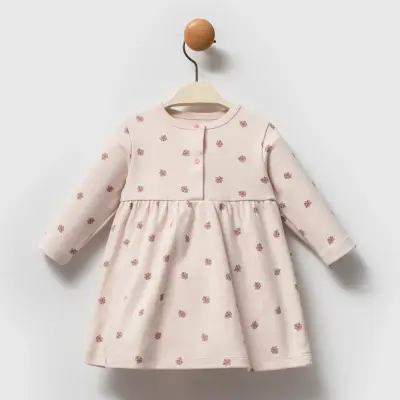 Moi Noi Elbise Flowers Mürdüm