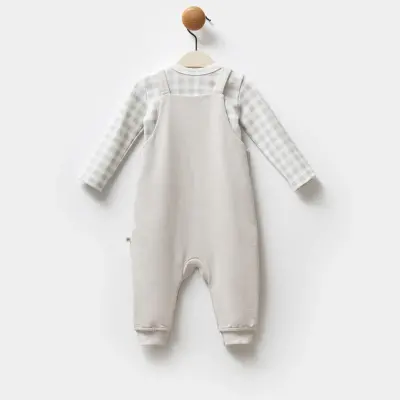 Moi Noi Erkek Bebek Salopet Ekose - 4