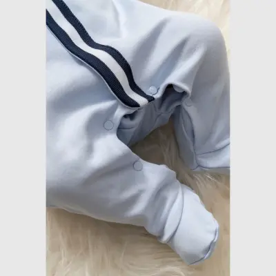 Moi Noi Erkek Tulum Şapka Takım Captain Mavi - 5