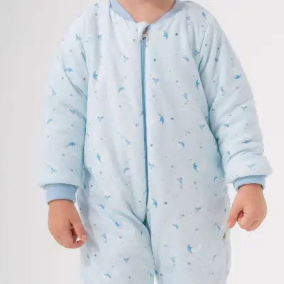 Moi Noi Fermuarlı Uzun Kollu Kışlık Bebek Çocuk Uyku Tulumu Aydede 2,5 Tog - 7