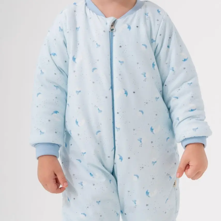 Moi Noi Fermuarlı Uzun Kollu Kışlık Bebek Çocuk Uyku Tulumu Aydede 2,5 Tog - 10