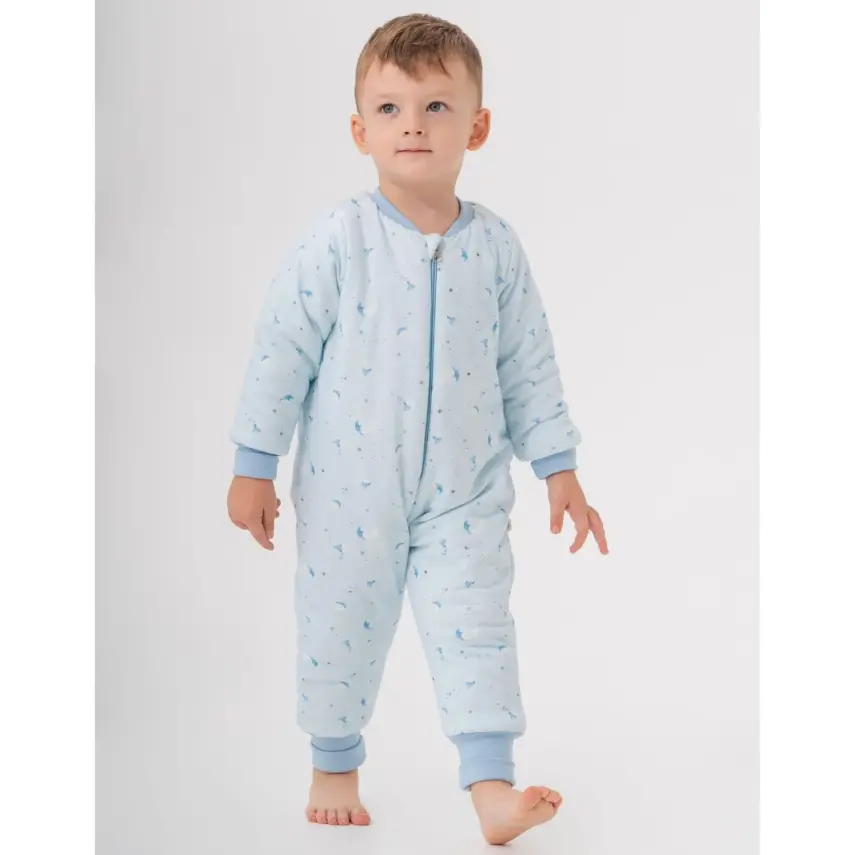 Moi Noi Fermuarlı Uzun Kollu Kışlık Bebek Çocuk Uyku Tulumu Aydede 2,5 Tog - 9