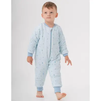 Moi Noi Fermuarlı Uzun Kollu Kışlık Bebek Çocuk Uyku Tulumu Aydede 2,5 Tog - 11