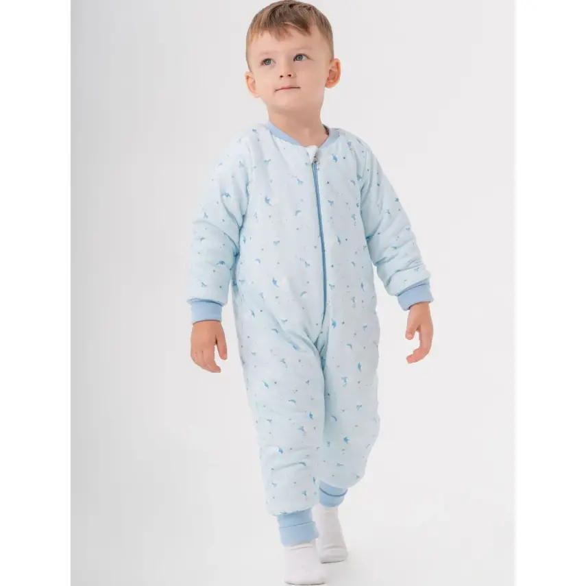 Moi Noi Fermuarlı Uzun Kollu Kışlık Bebek Çocuk Uyku Tulumu Aydede 2,5 Tog - 3
