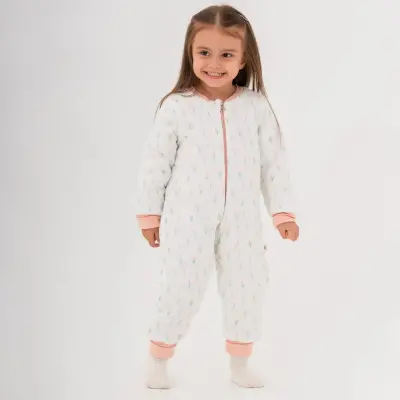 Moi Noi Fermuarlı Uzun Kollu Kışlık Bebek Çocuk Uyku Tulumu Lale 2,5 Tog - 8