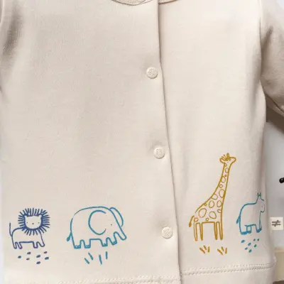 Moi Noi Hastane Çıkışı 10Lu Erkek Bebek Safari Ekru - 2