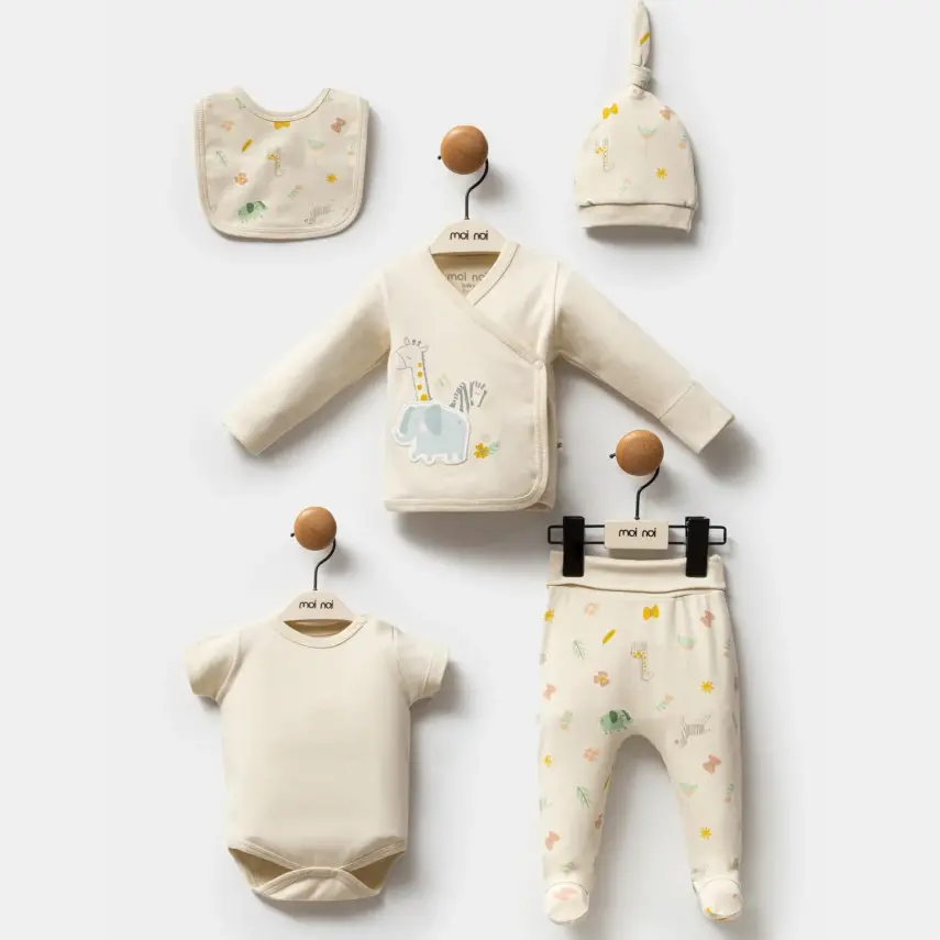 Moi Noi Hastane Çıkışı 5li Safari Ekru - 1