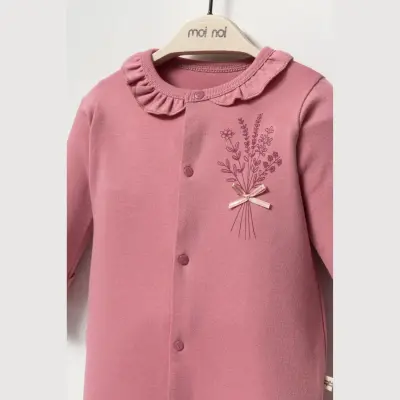 Moi Noi Kız Bebek Hastane Çıkışı 10lu Flowers Mürdüm (1)