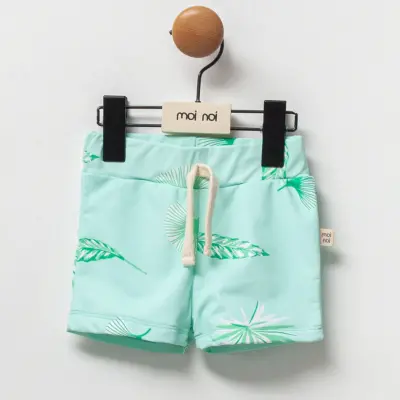 Moi Noi Kız Bebek Mayo Şort Desenli Mint