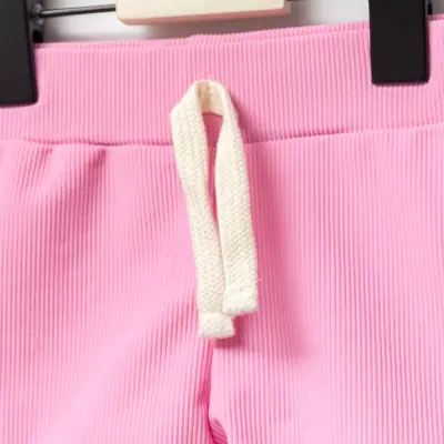 Moi Noi Kız Bebek Mayo Şortlu Düz Pembe (1)