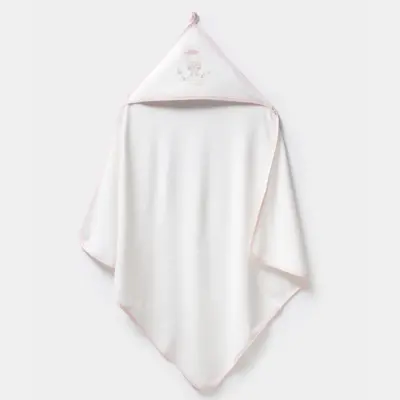 Moi Noi Mouse Baskılı Bebek Havlu Ekru Unisex - 1