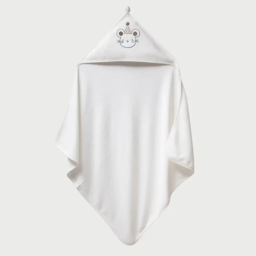 Moi Noi Nakışlı Bebek Havlu Balon Unisex - 1