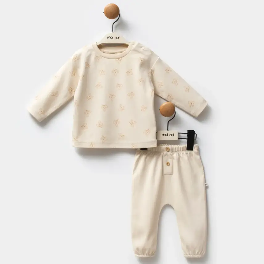 Moi Noi Organik 2Li Kız Bebek Takım Koala - 1