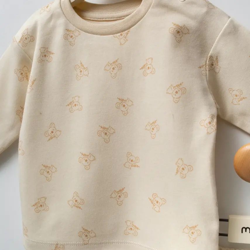 Moi Noi Organik 2Li Kız Bebek Takım Koala - 2