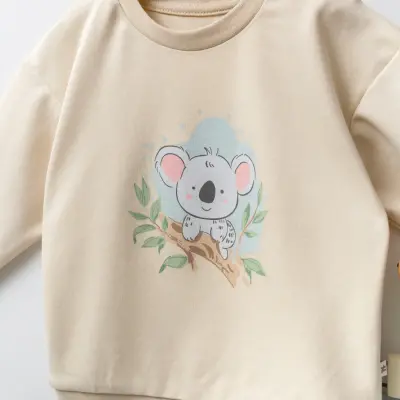 Moi Noi Organik Bebek 2Li Takım Koala Unisex - 6