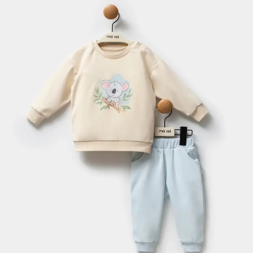 Moi Noi Organik Bebek 2Li Takım Koala Unisex - 4