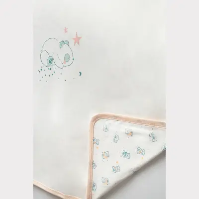 Moi Noi Organik Hastane Çıkışı 10lu Panda Desenli Somon - 8