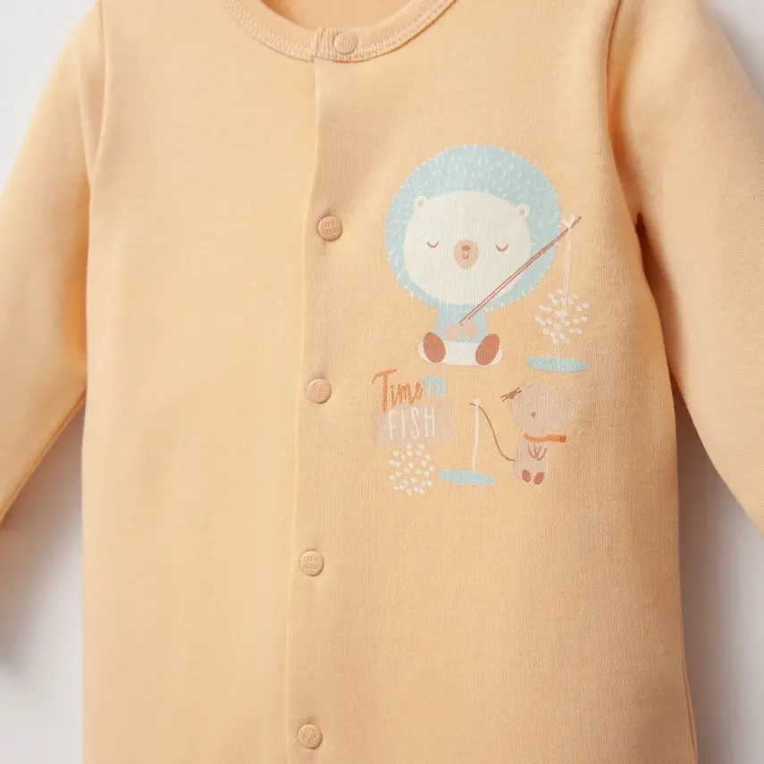 Moi Noi Şapkalı Bebek Tulum Balon Unisex - 2