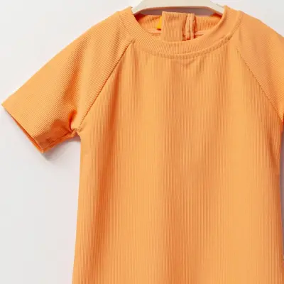 Moi Noi Tulum Kız Çocuk Mayo Şortlu Somon - 8