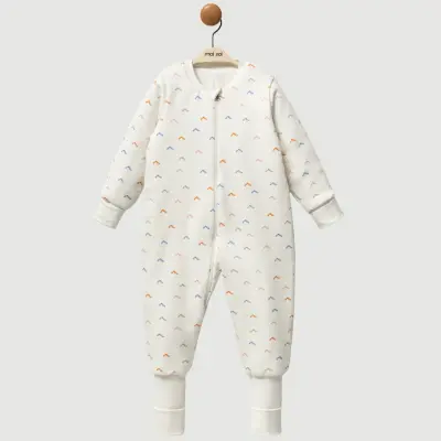 Moi Noi Uyku Tulumu Çoraplı 2,5 Tog Açık Zigzag Desenli - 2