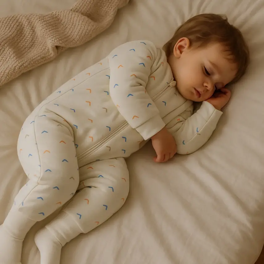 Moi Noi Uyku Tulumu Çoraplı 2,5 Tog Açık Zigzag Desenli - 11