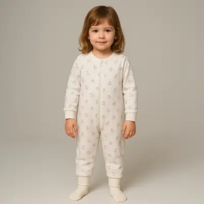 Moi Noi Uyku Tulumu Çoraplı 2,5 Tog Kelebek Desenli - 15