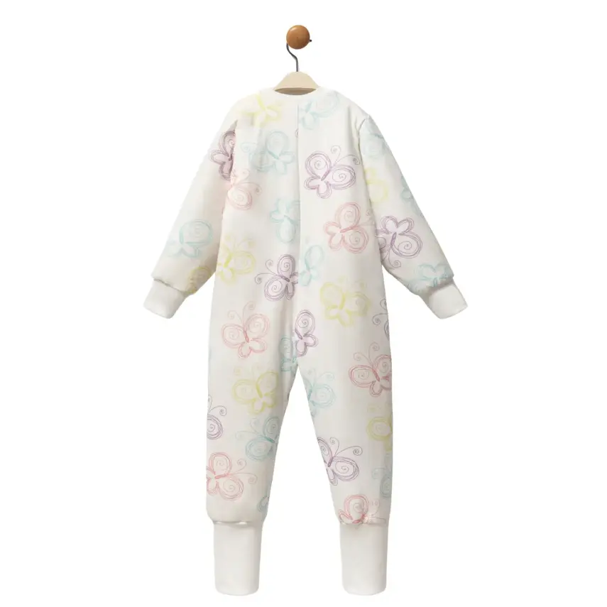 Moi Noi Uyku Tulumu Çoraplı 2,5 Tog Renkli Kelebek Desenli - 4