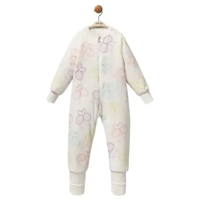 Moi Noi Uyku Tulumu Çoraplı 2,5 Tog Renkli Kelebek Desenli - 8