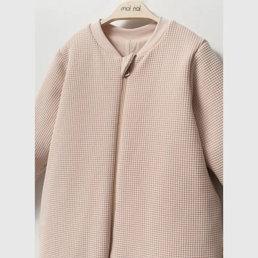 Moi Noi Uyku Tulumu Çoraplı 2,5 Tog Waffle Bej - 2