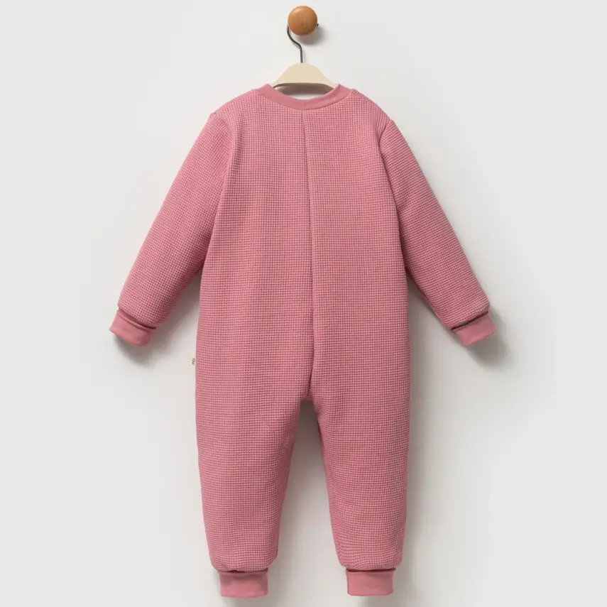 Moi Noi Uyku Tulumu Çoraplı 2,5 Tog Waffle Gül Kurusu - 2