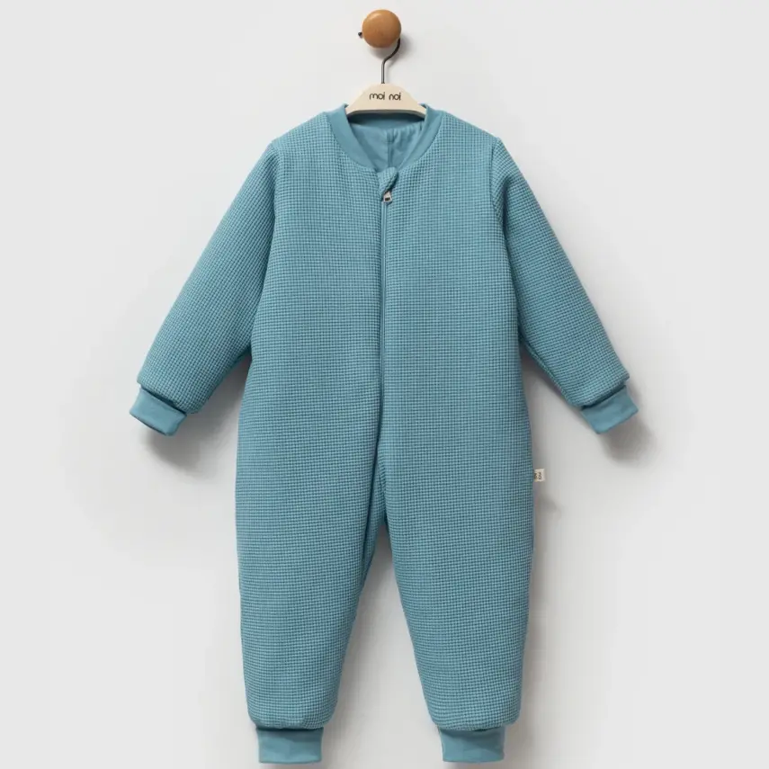 Moi Noi Uyku Tulumu Çoraplı 2,5 Tog Waffle Petrol - 1