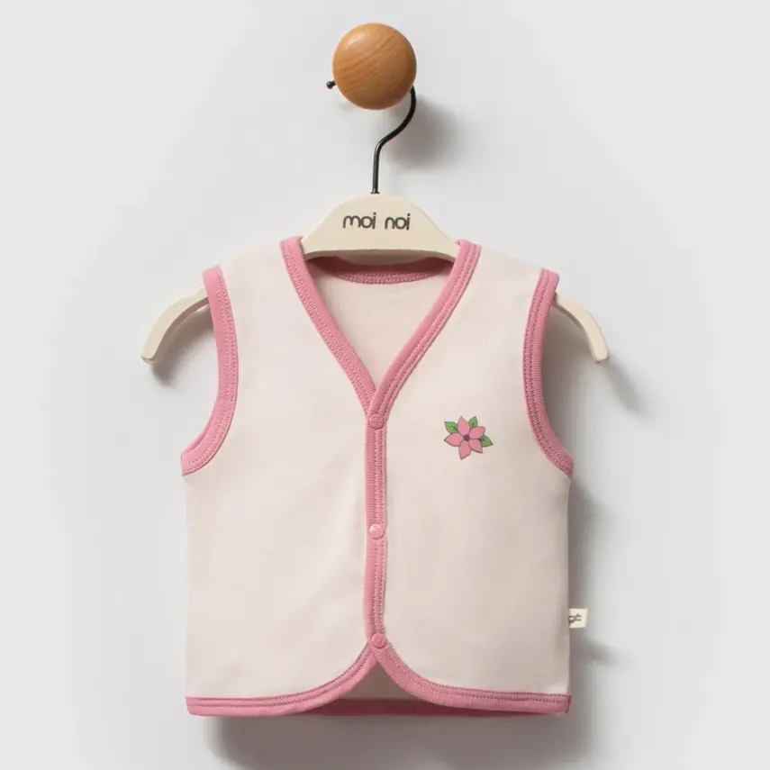 Moi Noi Yelek 2li Flowers Mürdüm - 5