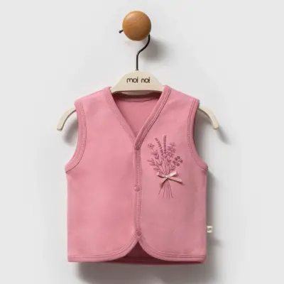 Moi Noi Yelek 2li Flowers Mürdüm - 3