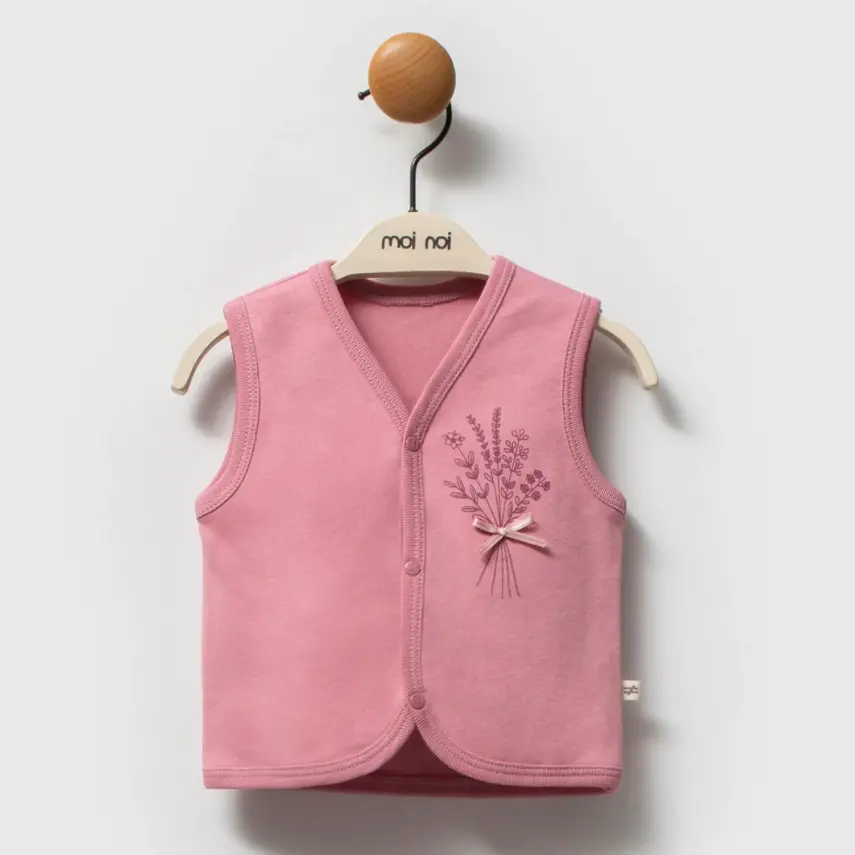 Moi Noi Yelek 2li Flowers Mürdüm - 3