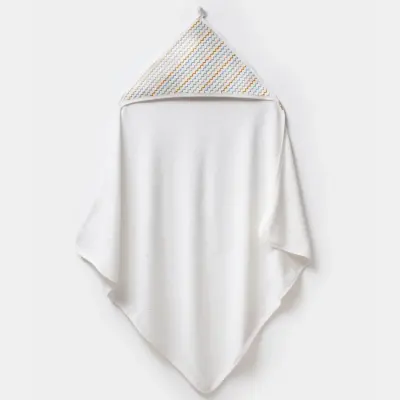 Moi Noi Zigzag Desenli Bebek Havlu Unisex