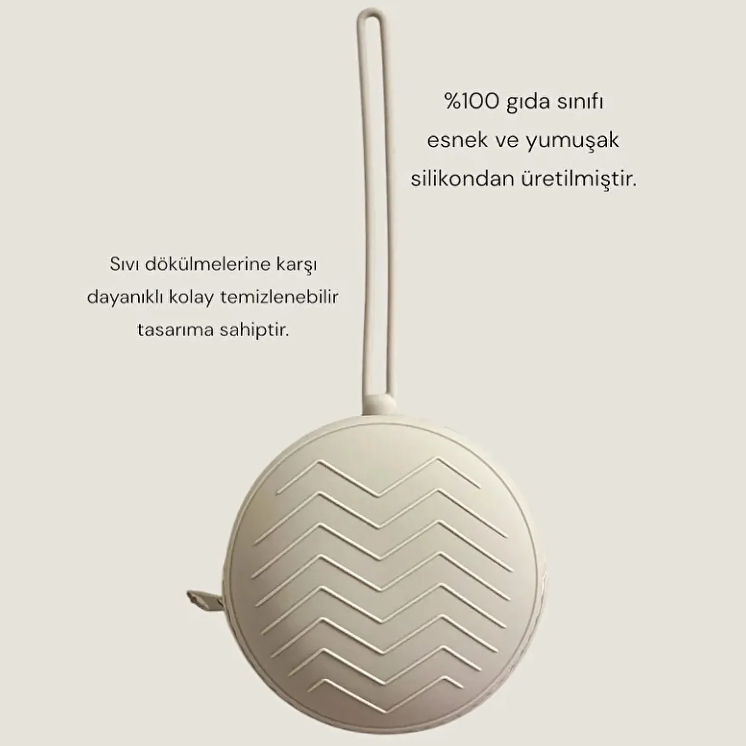 Moisy Emzik Saklama Kutusu Bej