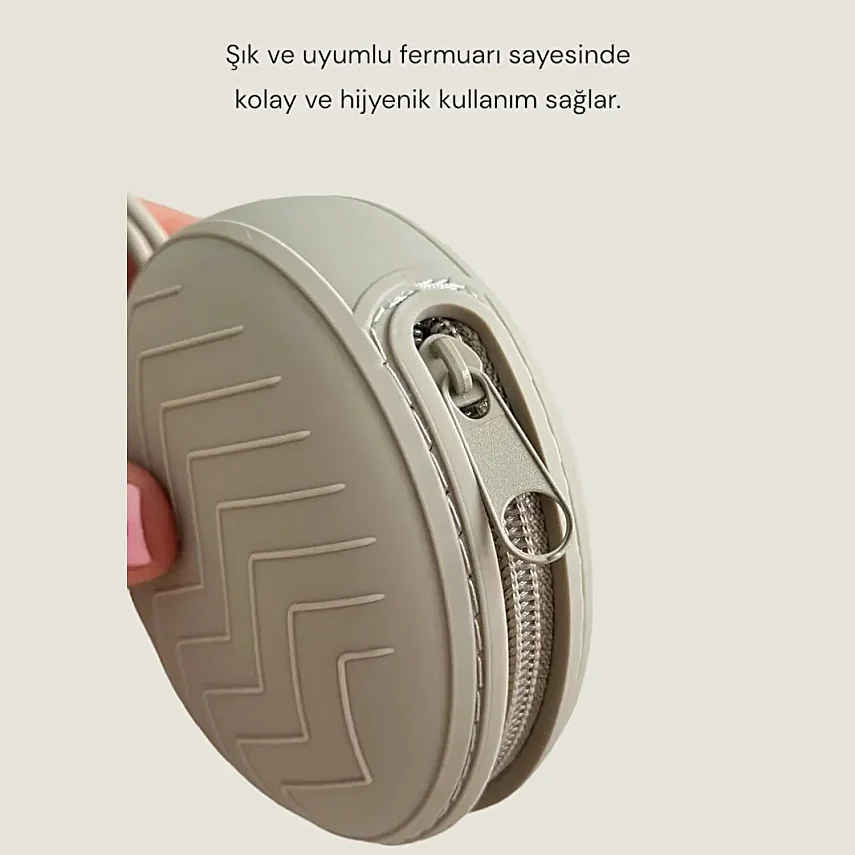 Moisy Emzik Saklama Kutusu Bej - 5