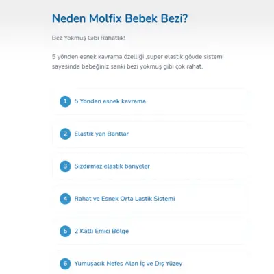 Molfix Bebek Bezi 3D 6 Beden Extra Large 15+ Kg Ultra Fırsat Paketi 124lü - 8