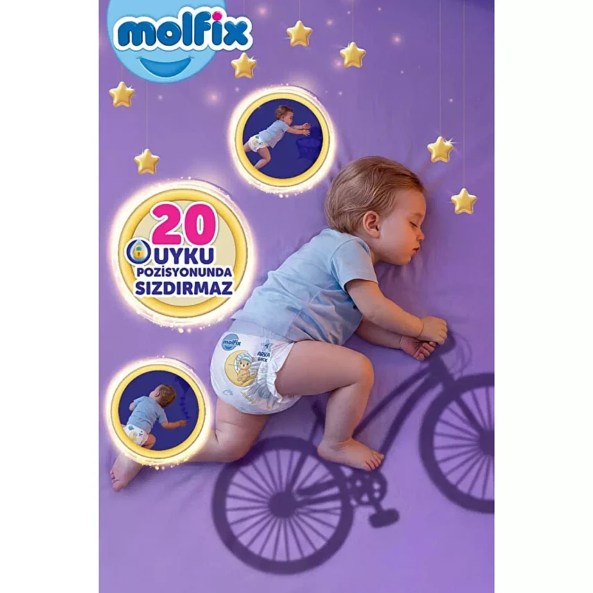 Molfix Bebek Bezi Tatlı Rüyalar 3 Beden 82 Adet - 6