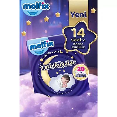 Molfix Bebek Bezi Tatlı Rüyalar 5 Beden 58 Adet - 4