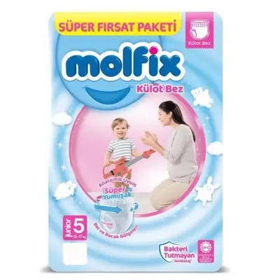 Molfix Külot Bebek Bezi 5 Beden Junior 68li Ultra Fırsat Paketi 