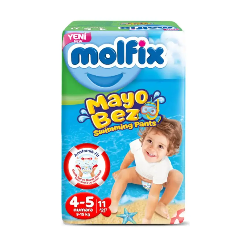 Molfix Mayo Bez 4-5 Numara 9-15 Kg 11 adet - 1