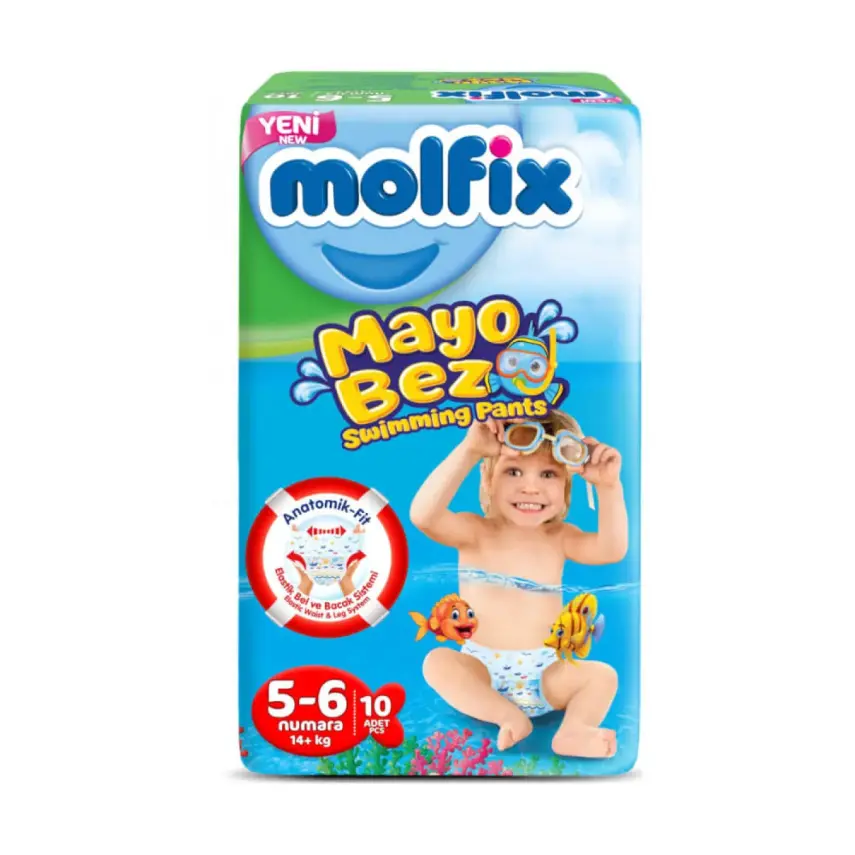 Molfix Mayo Bez 5-6 numara 14+ Kg 10 adet - 1