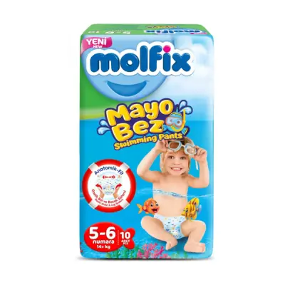 Molfix Mayo Bez 5-6 numara 14+ Kg 10 adet (1)
