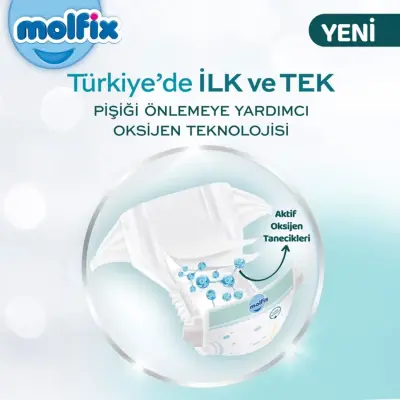 Molfix Premium Bebek Bezi 6 Beden XLarge 54lü Ultra Fırsat Paketi - 8