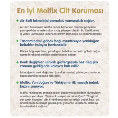Molfix Pure&Soft Bebek Bezi 5 Beden Junior 66Lı Ultra Avantaj Paketi - 11
